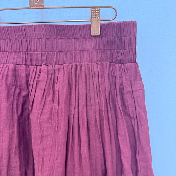 Natural Life Boho burnt orange red Maxi Skirt Size XL Tiered Flowy Beach Sz XL - Picture 6 of 6